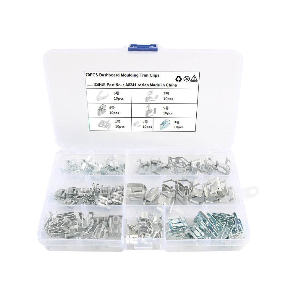 70x Instrument Panel Dashboard Retainer Fasteners Clips Moulding Trim