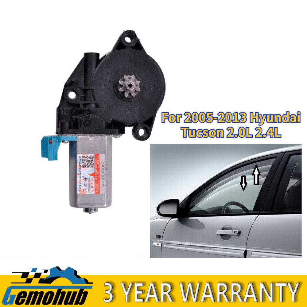 Window Lifter Regulator Motor Front Left For 2005-2015 for Hyundai for Tucson
