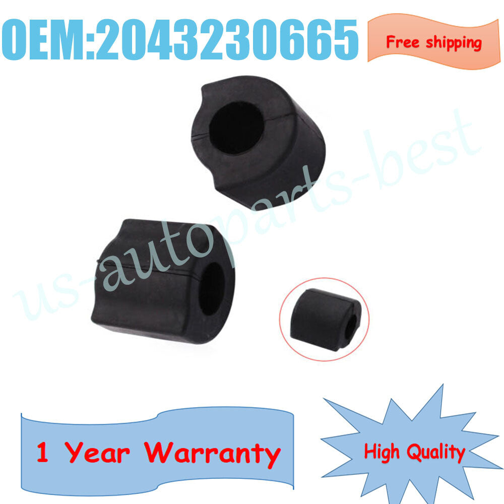2x Front Suspension Stabilizer Anti Roll Sway Bar Bushing Fit for Mercedes C250