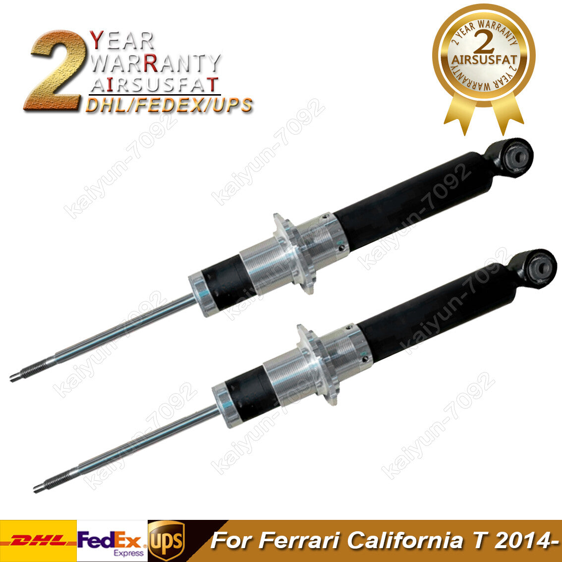 Pair for Ferrari California T 2014- Front LeftRight Shock Absorber W/O Magnetic