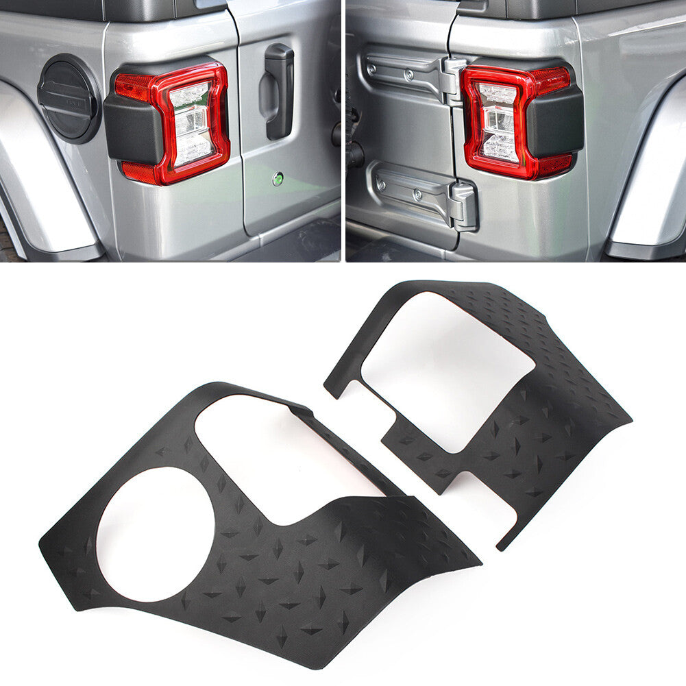 Rear Corner Armor Tail Light Guard Fit for Jeep for Wrangler JL 2018-2021 Black