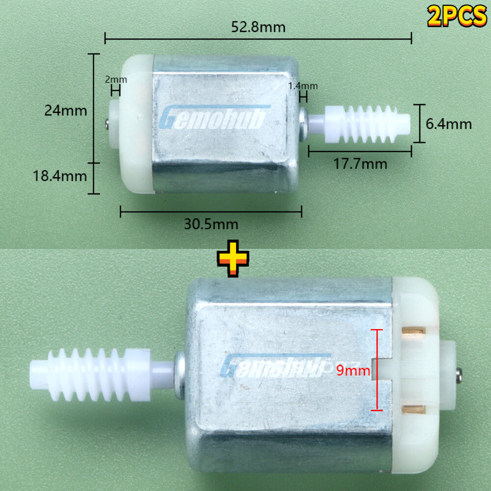 2pcs 7D0959781 Door Locking Actuator Motor For 1979-1992 for VW Transporter T25 MK3
