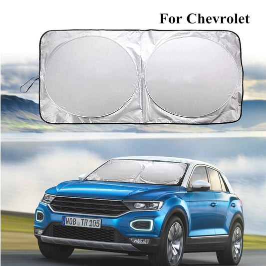 for Chevrolet Car Cover Sun Visor Shade Screen Windshield UV Heat Block