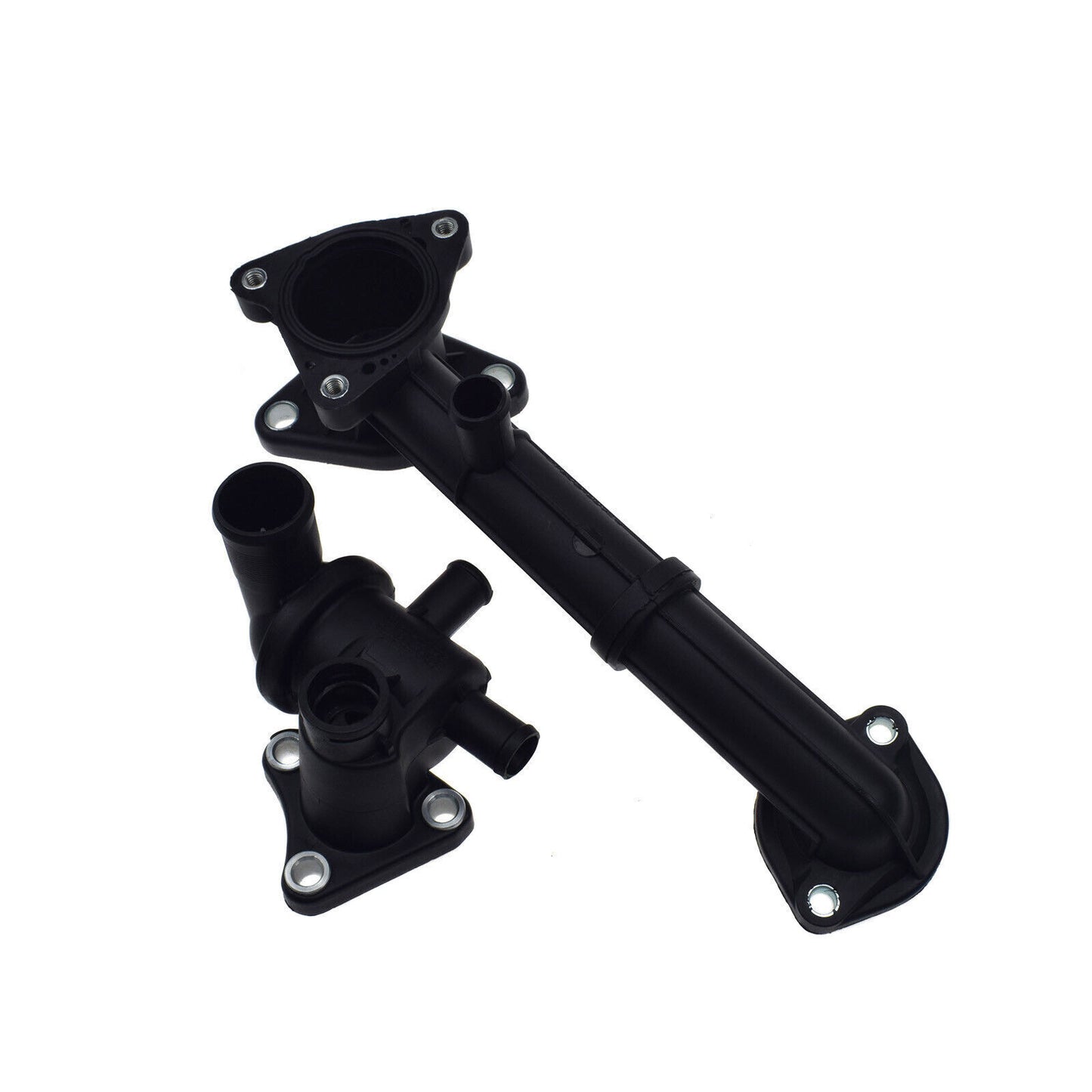 for Hyundai Atos 25611-02502 25622-02566 2Pcs Engine Coolant Thermostat Housing