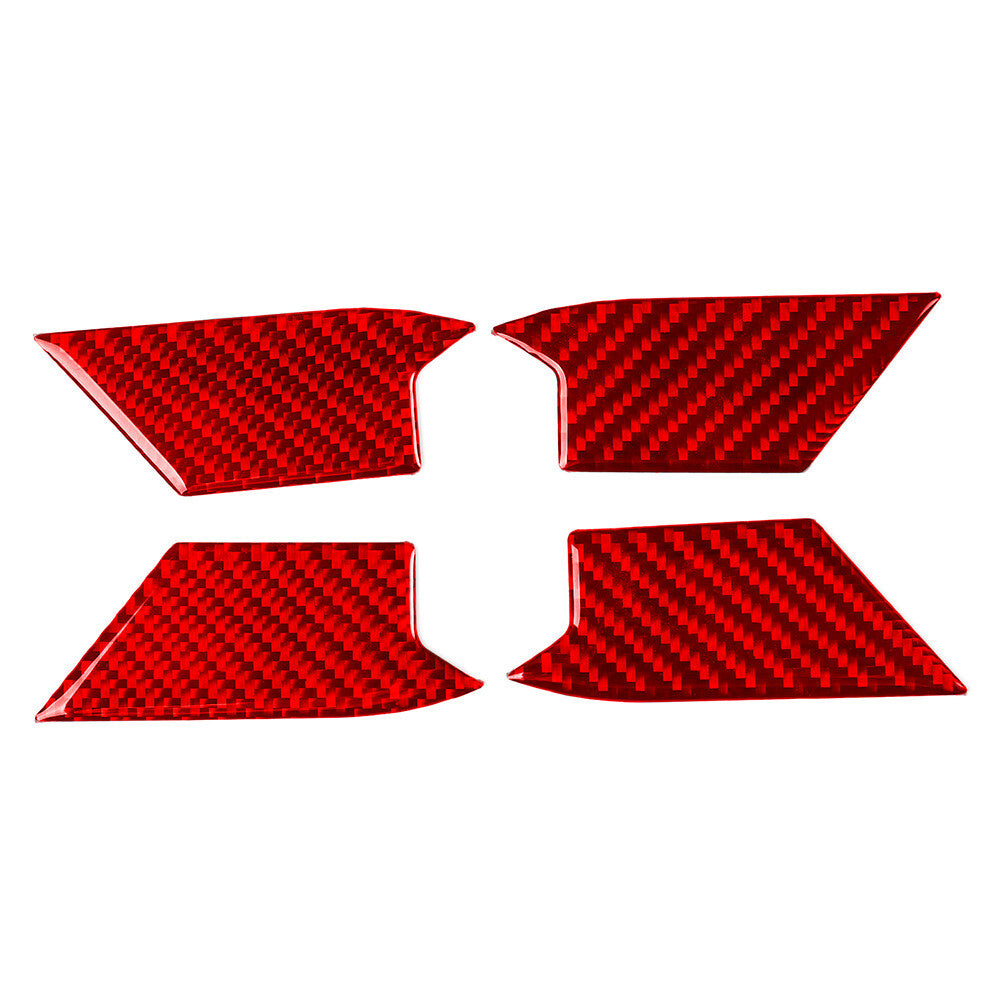 Interior Door Handle Bowl Cover Trim Fit for Volkswagen for Golf 8 MK8 2021-2023 Red Car