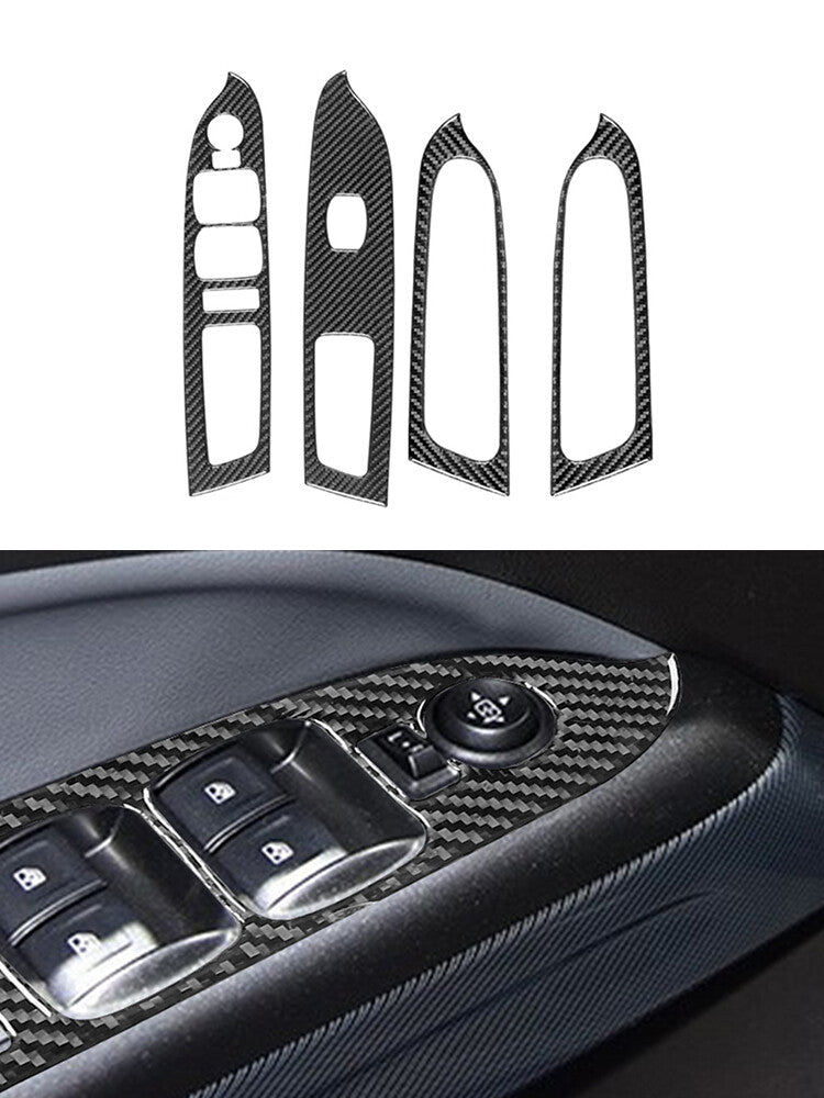 4Pcs Window Switch Button Trim Cover for Chevrolet Colorado/ for GMC for Canyon 2015-2022