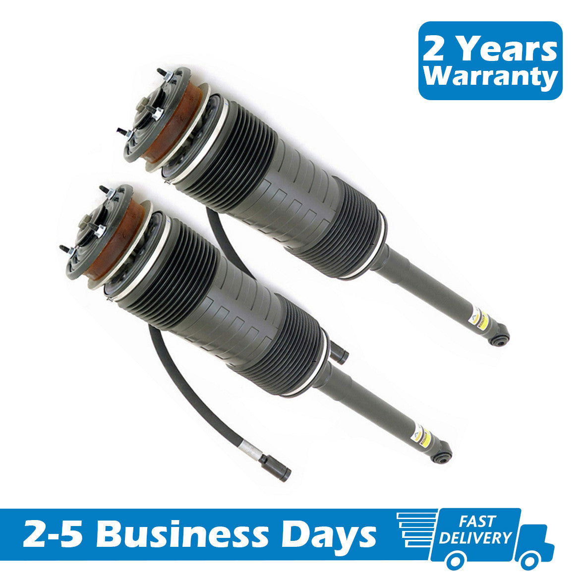 Pair Rear ABC Hydraulic Suspension Strut Fit for Mercedes W221 S CL Class C216 05-12