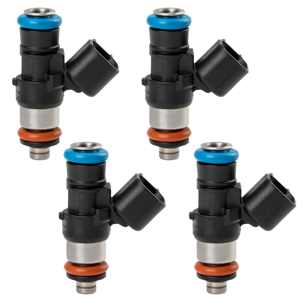 4-pack 0280158051 fuel injectors for Chevrolet for Corvette 6.2L V8 S3 engine (2008-2013)
