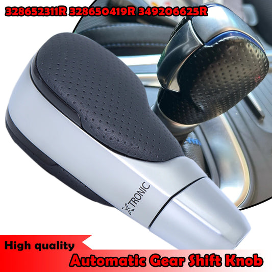 Auto Gear Shift Knob Shifter Lever Head Silver Black for Renault for Kadjar Koleos