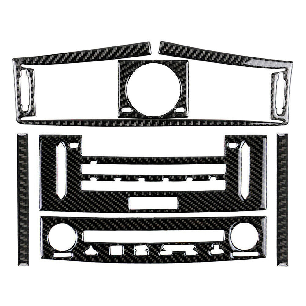 Carbon Fiber Air Vent ACCD Panel Cover Trim Set for Lexus IS250 IS350 2014-18