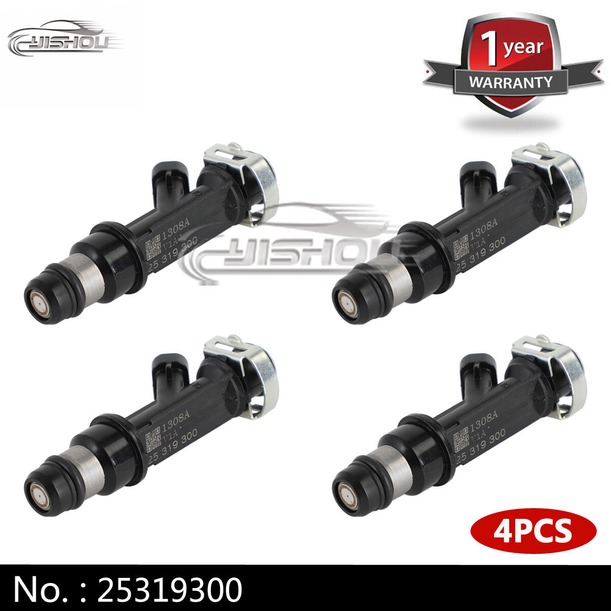 4-pack fuel injectors 25319300 suitable for Buick Sail 1.6L and for Chevrolet for Corsa 1.0L.
