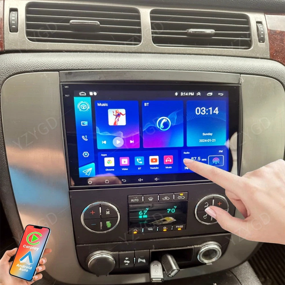 Carplay Car Stereo Radio for Chevrolet Suburban 2007-2014 GPS Navi Screen Wifi