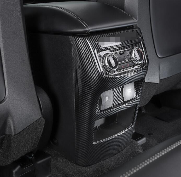 Rear Air Outlet Vent Panel Cover Trim for Ford Explorer 2020-2022 Carbon Fiber