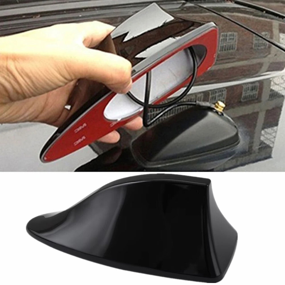 Car Roof Top Mount Shark Fin Aerial Antenna Toppers Radio AM FM Antenna Cover