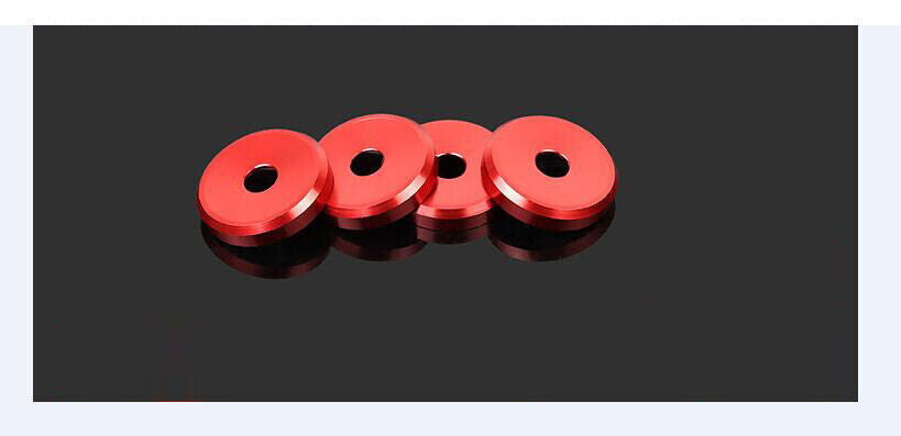 for Porsche for Cayenne 2018-2020 Red Car Door Lift Lock Cover Moulding Trim 4X