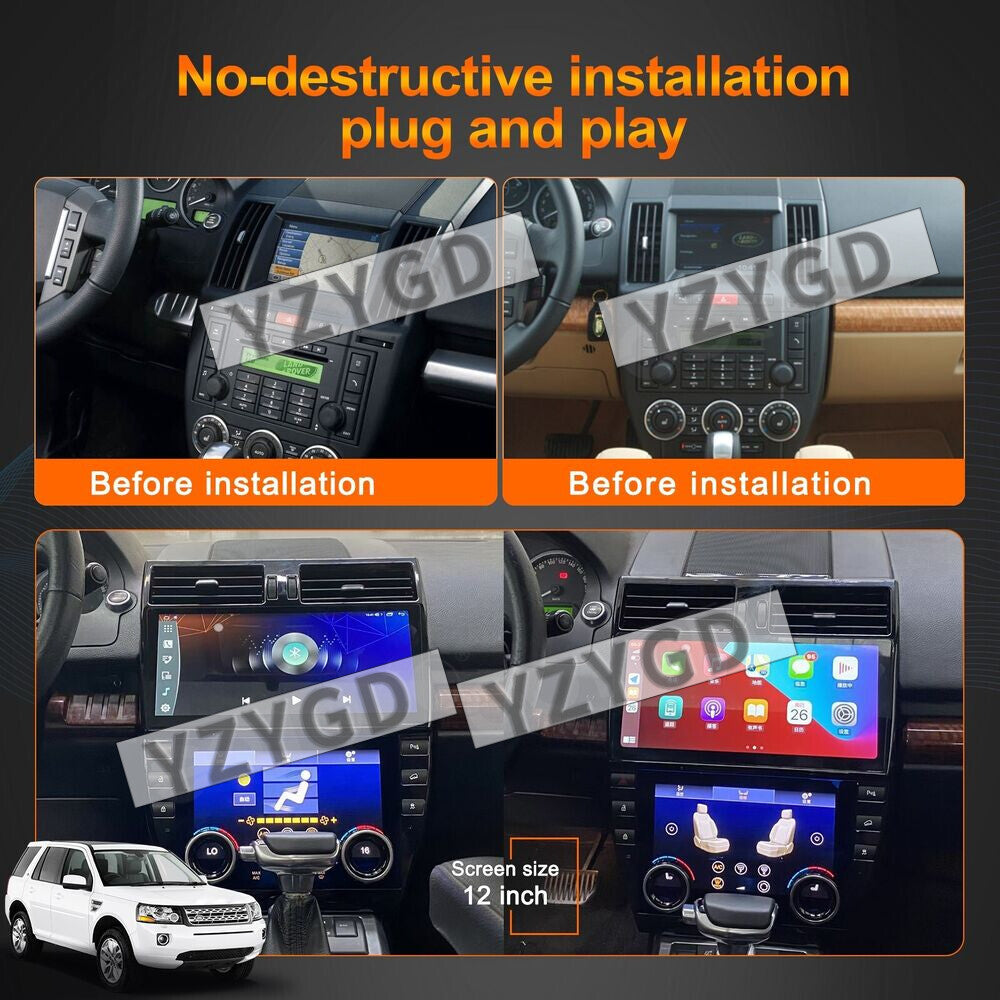 for Land Rover Freelander 2 2007-2012 CarPlay Car Radio Stereo Receiver 128GB