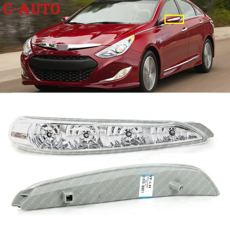 Pair Rearview turn signal light Side Mirror Light for Hyundai Sonata 8 2010-2014