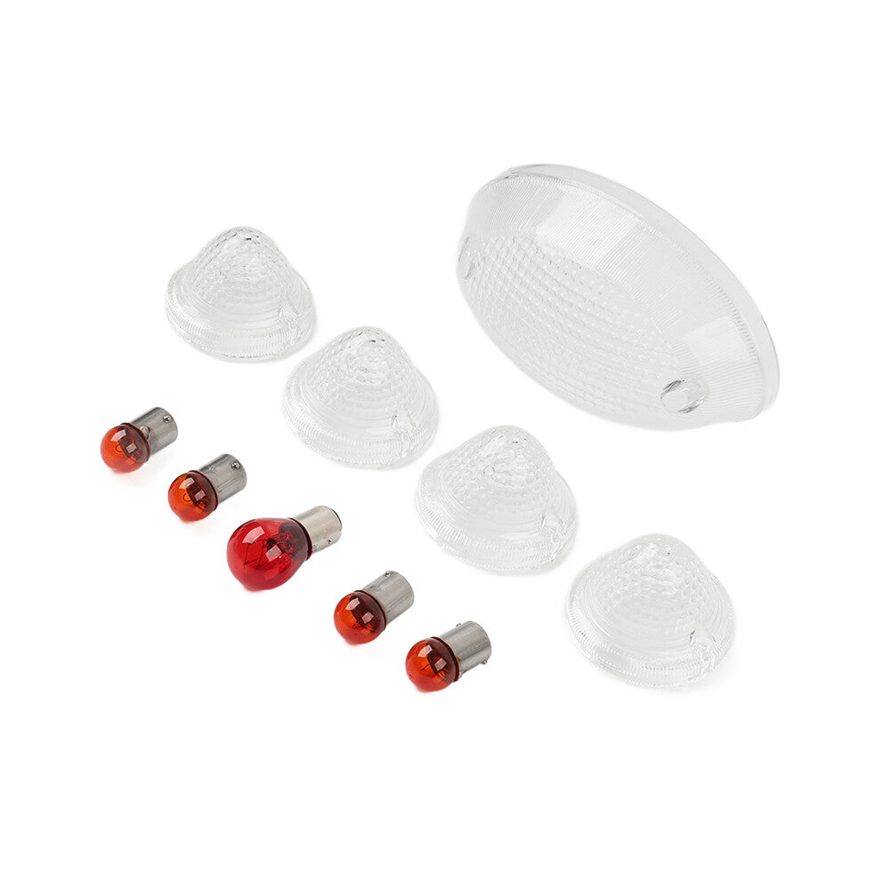 Turn Signals Cover Tail Light Lens FIT For T100 Scrambler Speedmaster Roadster