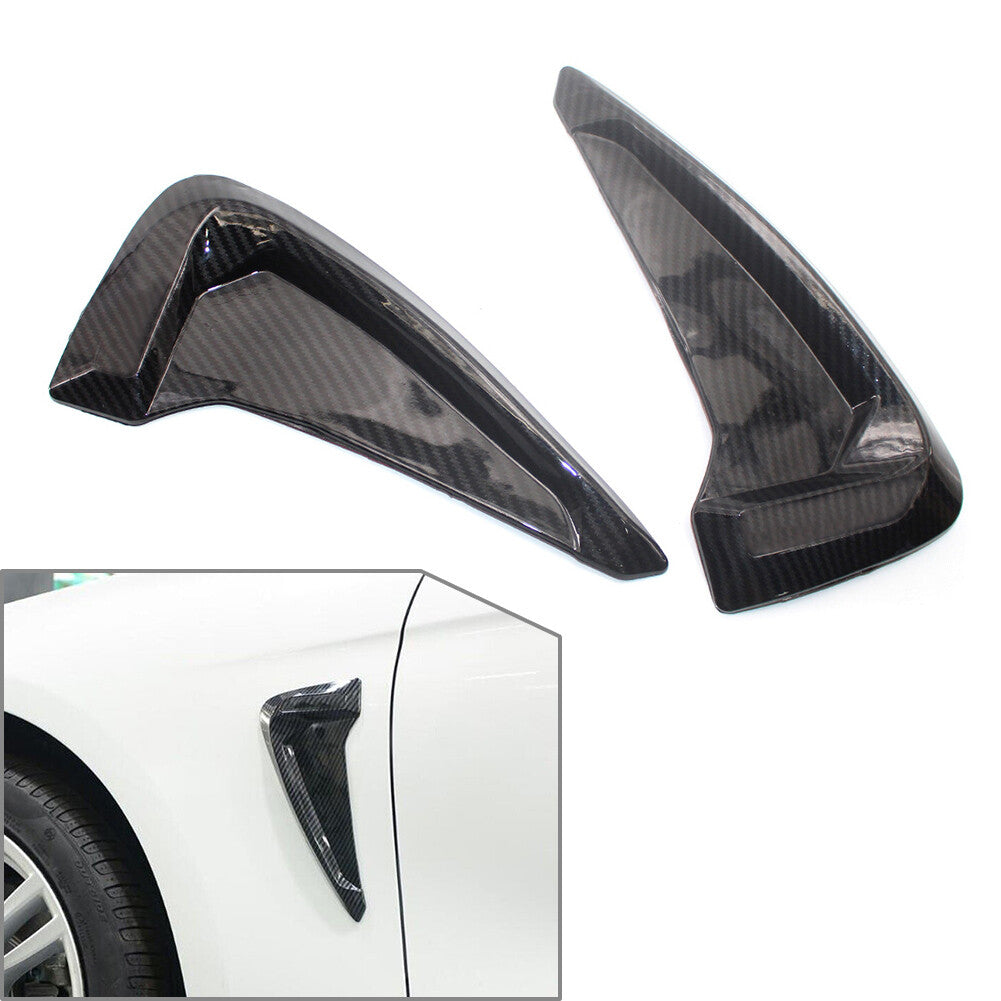 Side Marker Fender Air wing Vent Trim M Cover Carbon Fit for BMW F15-X5 35I 2014-up