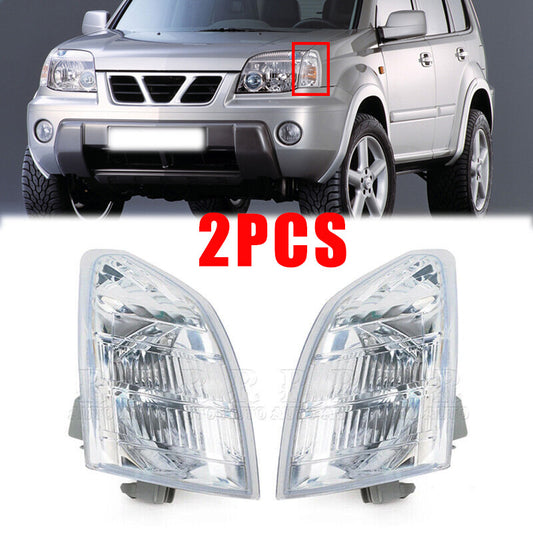 1Pair For 2001-2007 for Nissan X-Trail T30 Front Corner Light Side Turn light Lamp