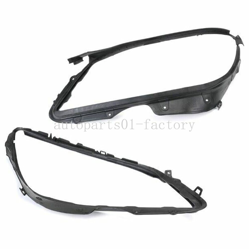 1Pair Left+Right Headlight Cover Gaskets Seal Strips for Mercedes W204 2008 2011