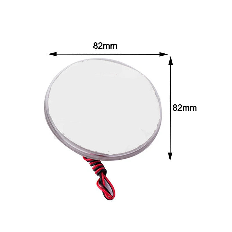 82mm Car White Background Tail Badge Emblem LED Light Lamp Sticker for BMW 3 57