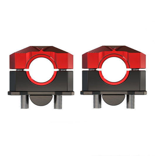 2-Piece Handlebar Mounting Clip Stem Adapter 7/8 to 1 1/8 Inch Dirt Pit Bike