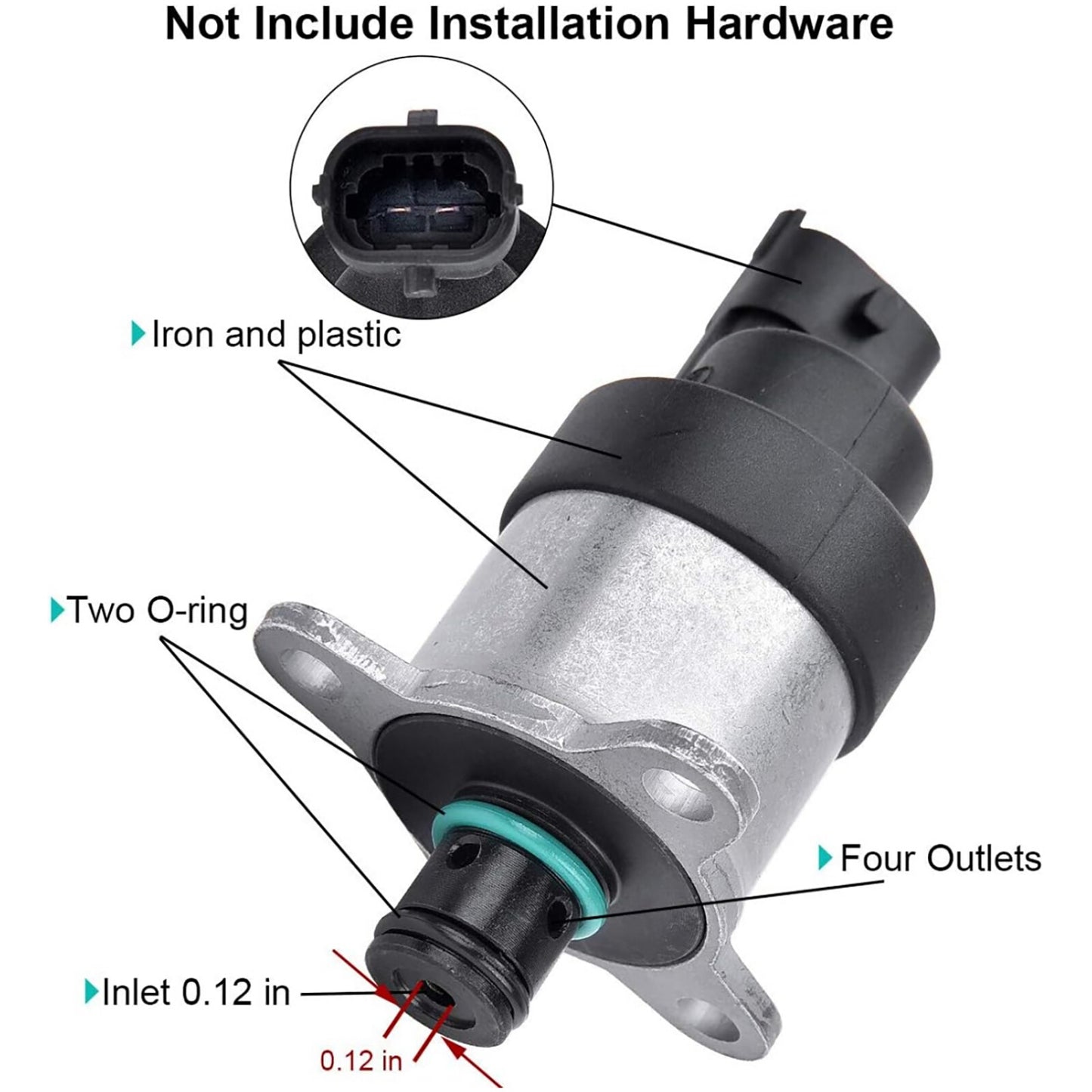 Diesel Fuel Pressure Regulator Replace Kit for Dodge for Ram 5.9L 2003-2007