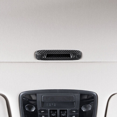 for Kia Carnival 2022-2023 Carbon Fiber Interior Roof Skylight Handle Bowl Trim