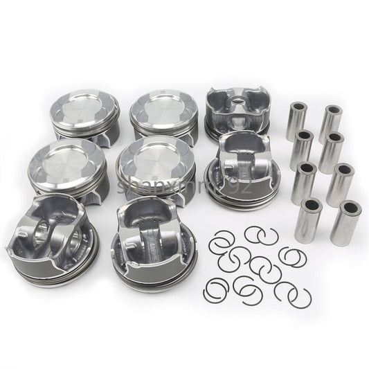 8pcs Pistons Rings Set ¦µ92.9mm for Mercedes-Benz W166 W221 C218 S500 E500 4.7L