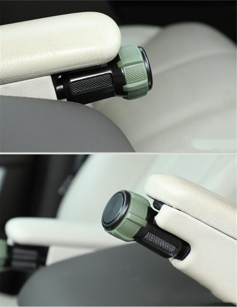 Alloy Green Replace Armrest Knob Head Trim for Land Rover Discovery5 Vogue Sport