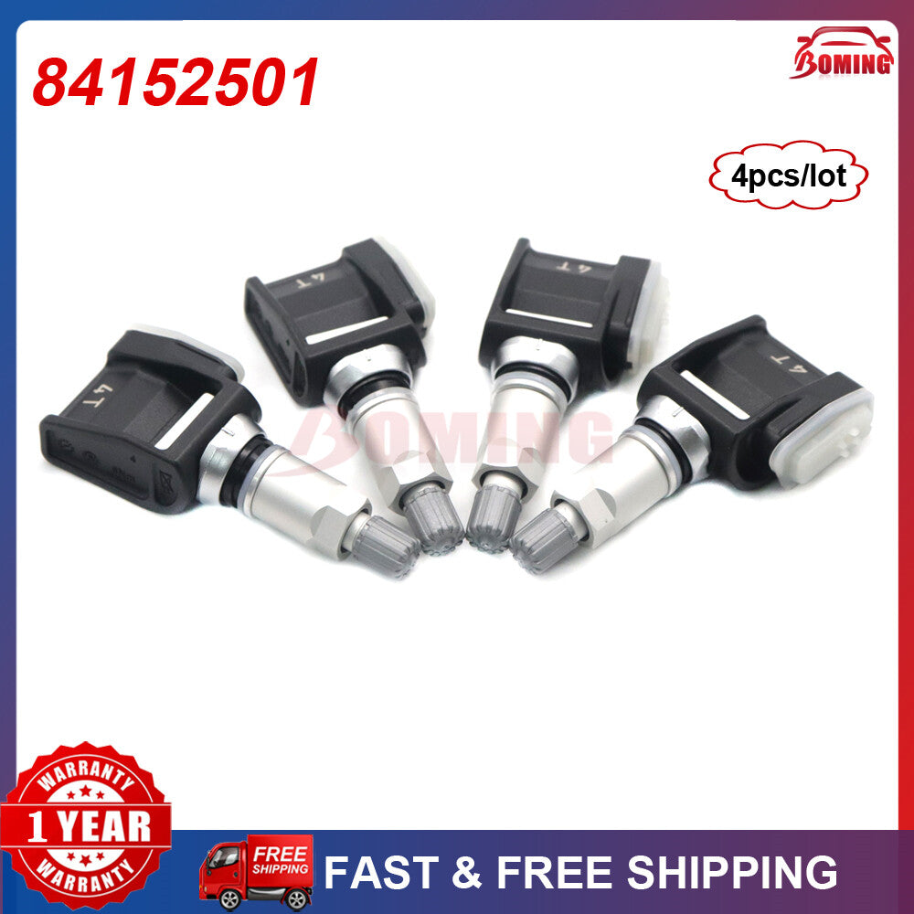 4x 84152501 433MHz New Tire Pressure TPMS Sensors for Chevrolet Silverado for GMC Trailers