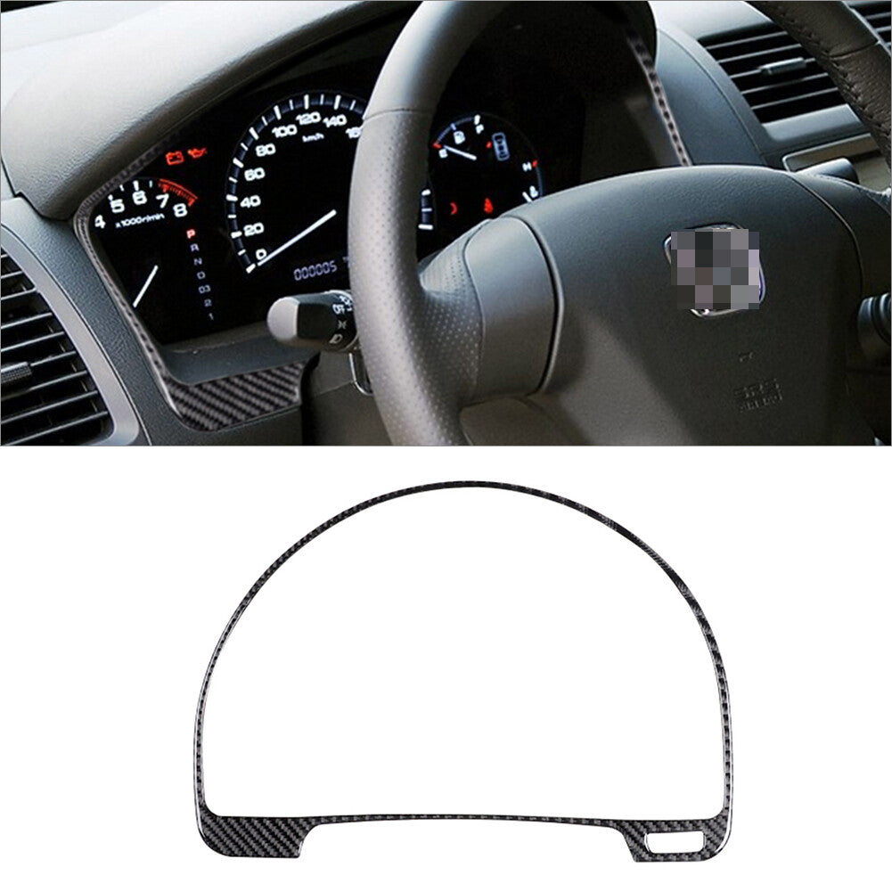 12Pcs Carbon Fiber Interior Full Set Cover Trim for Honda Accord Sedan 2003-2007