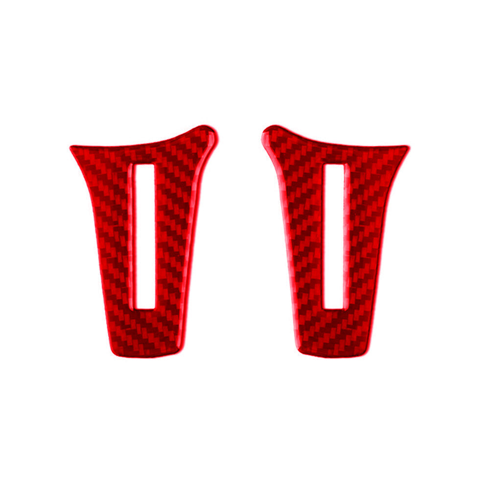 Red Carbon Fiber Steering Wheel Chin Trim for Mercedes-Benz C-Class W204 2011-2013