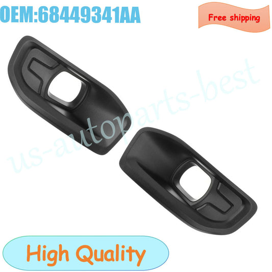 Front Driver Passenger Fog Light Bezel Cover for 19-23 for Ram 2500 3500 4500 5500