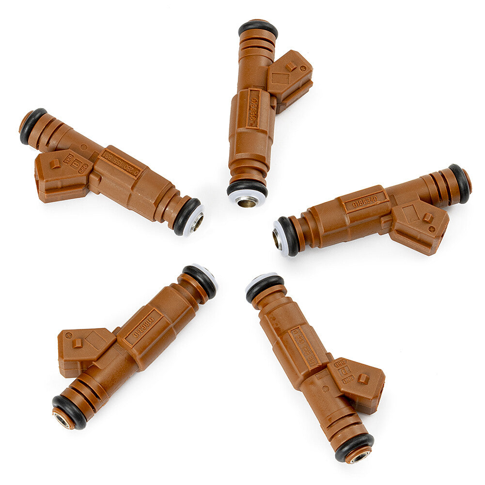 5-piece fuel injector kit 0280155831, suitable for 1998-09 for Volvo S60, S80, C70, V70, XC90 2.4L, 2.5L...