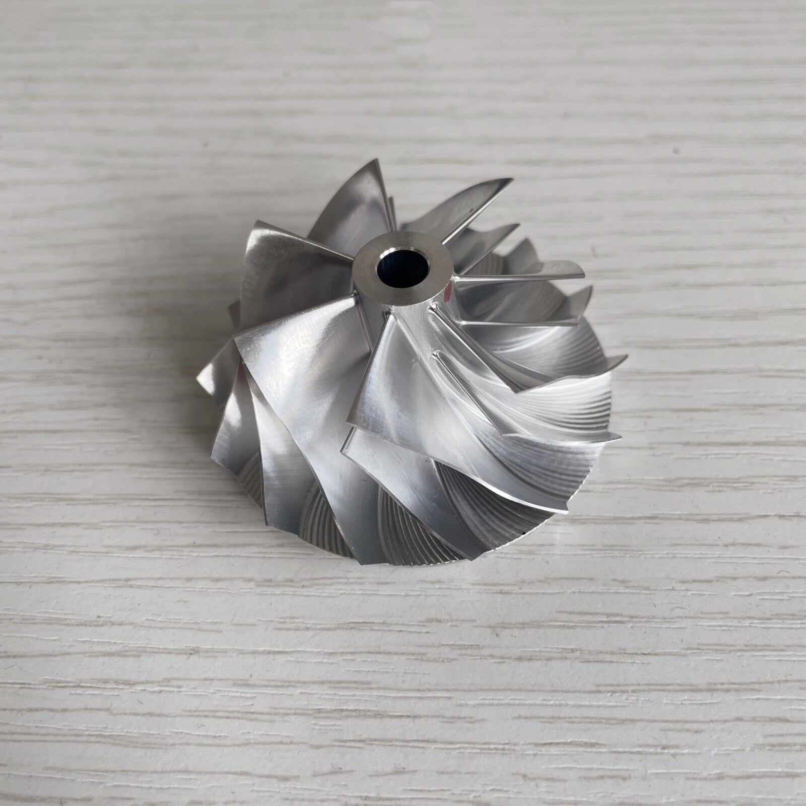 GT2554R 445347-0016F 42.12/54.39mm 7+7Blades Performance Billet Compressor Wheel