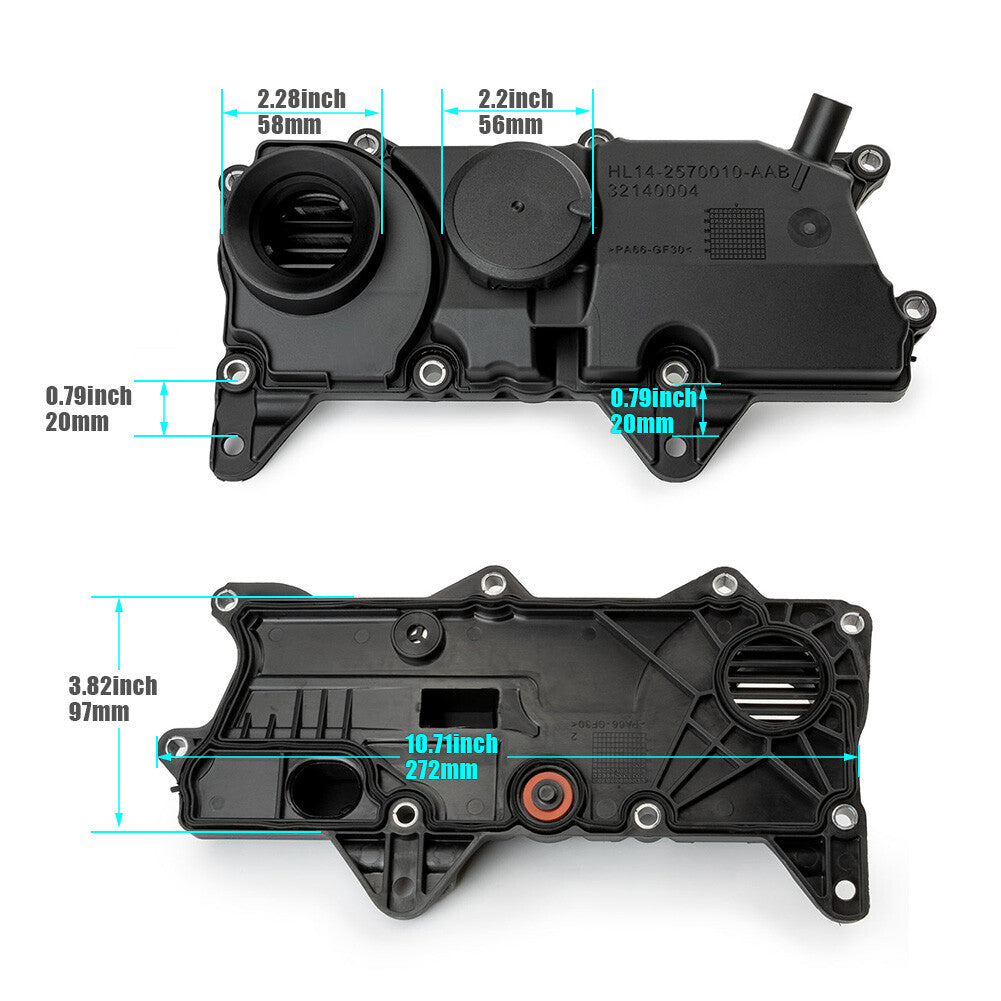 PCV Oil Trap Valve Rocker Cover for VOLVO XC70 S80 XC90 S90 V60 2.0L 31316184 US