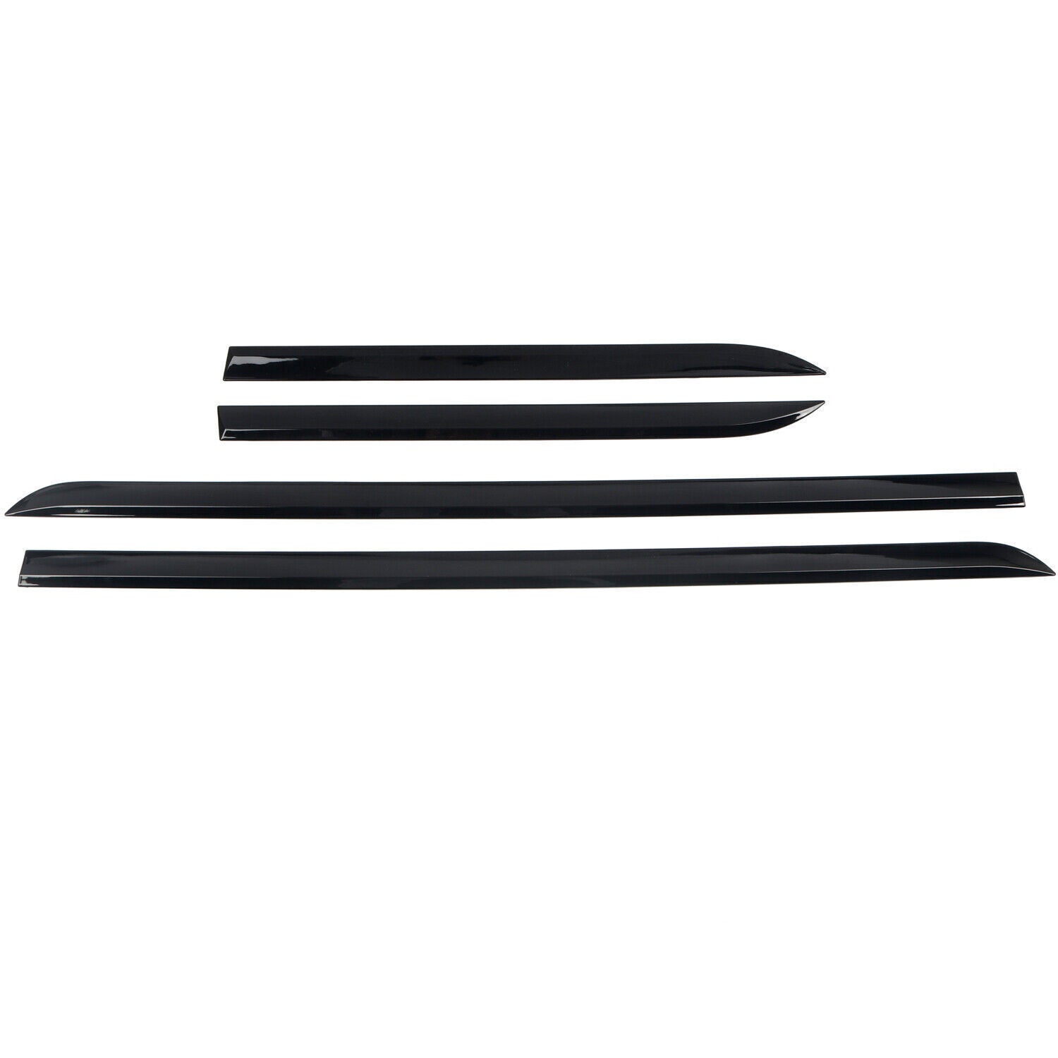 for Toyota RAV4 XA50 2019-2023 Black Car Door Body Side Molding Cover Strips 4P