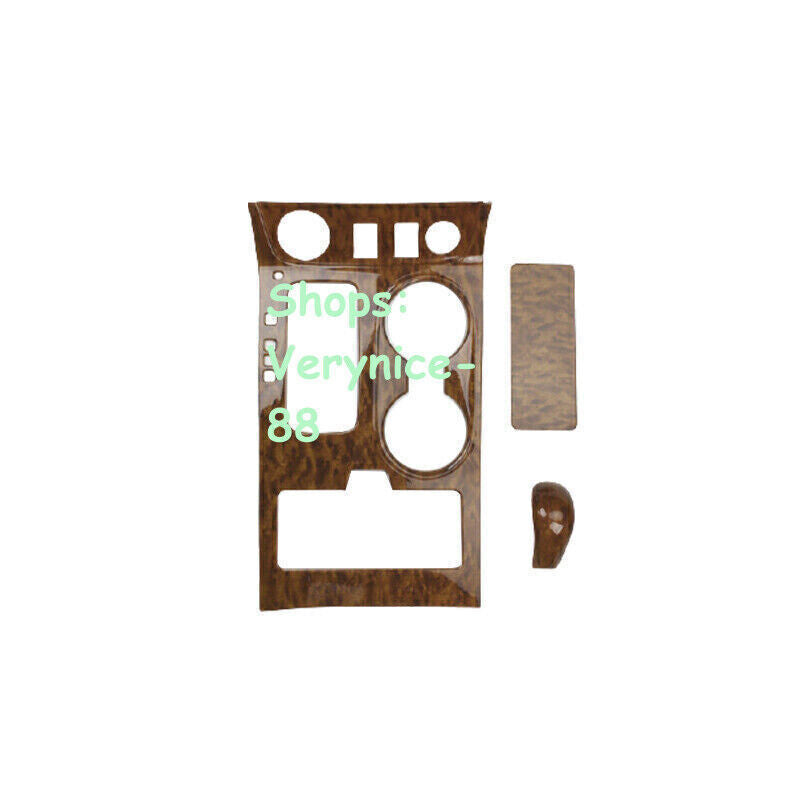 3P Console Gear Shift Frame Cover Trim for Nissan Murano 15-18 Peach Wood Grain