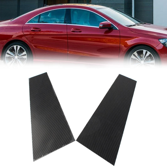 Car Exterior Door Window B Pillar Post Cover Trim for Mercedes-Benz CLA Class