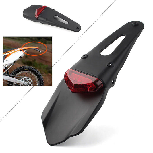 For Motorcycle Dirt Bike Universal Rear Fender Brake LED Tail Light Turn Singal