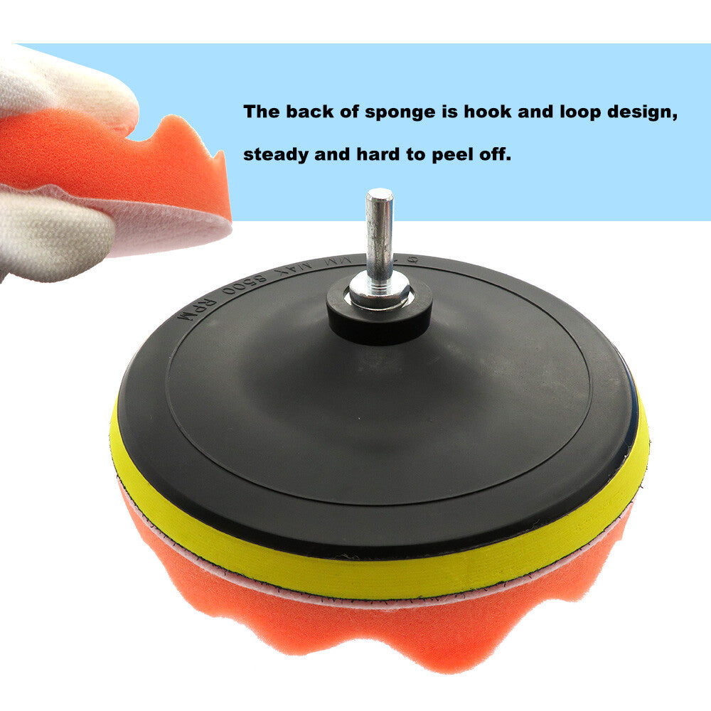 3-inch Automotive Polishing Pad, Self-Adhesive Polishing Wax, Sponge Wheel, Polishing Pad
