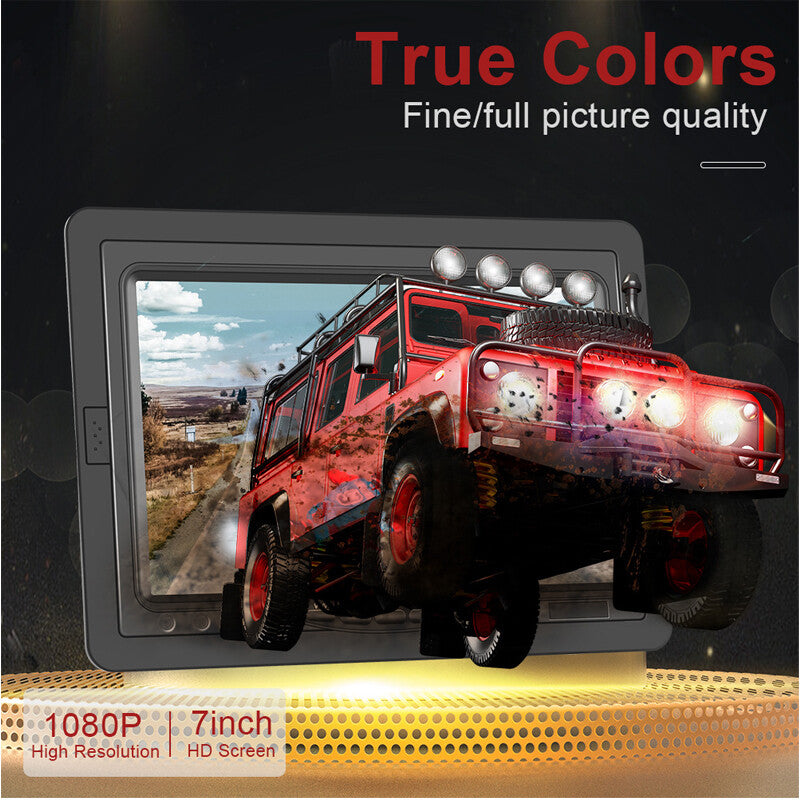 9V-36V truck wiring backup rearview camera system 7-inch monitor suitable for RV bus kit 400mA
