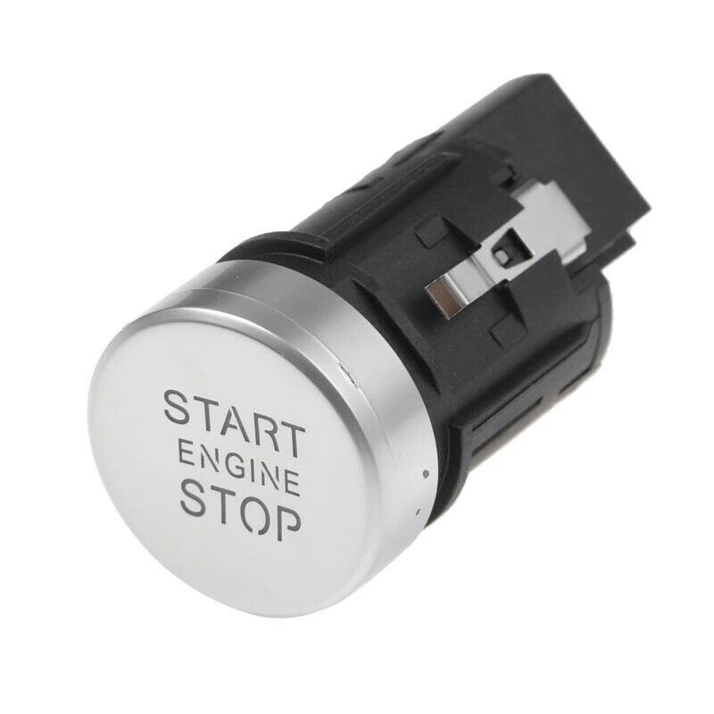 Applicable to Stop Engine Switch Silver Button for Audi 2012 - 2018 A6 C7 S6 A7