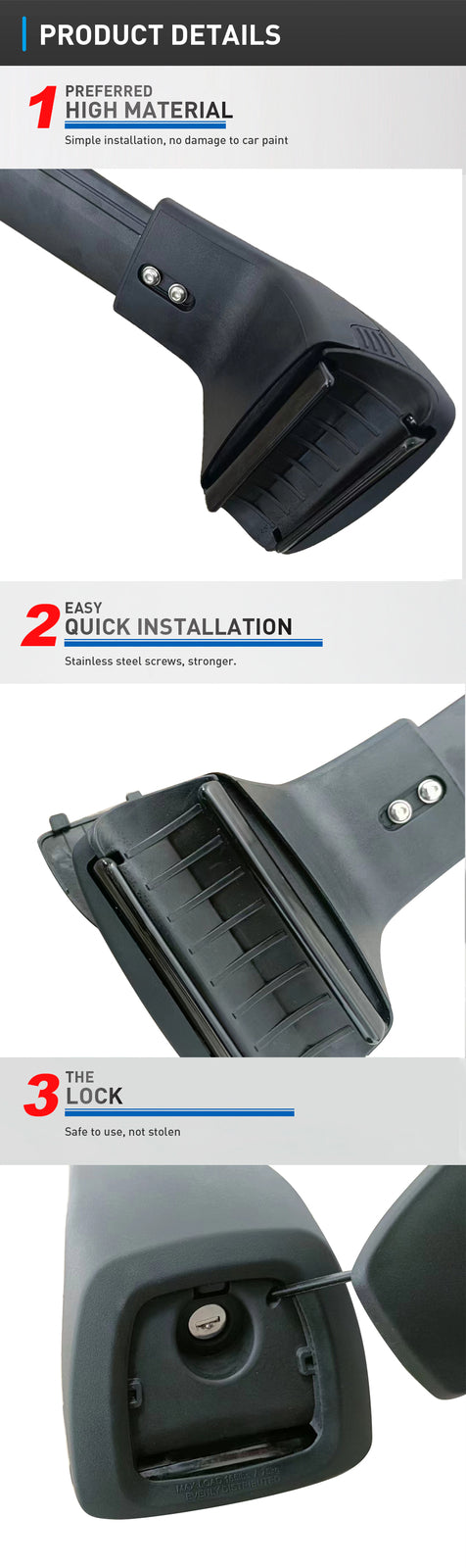 for Hyundai Palisade Roof Rail Luggage Rack Crossbar