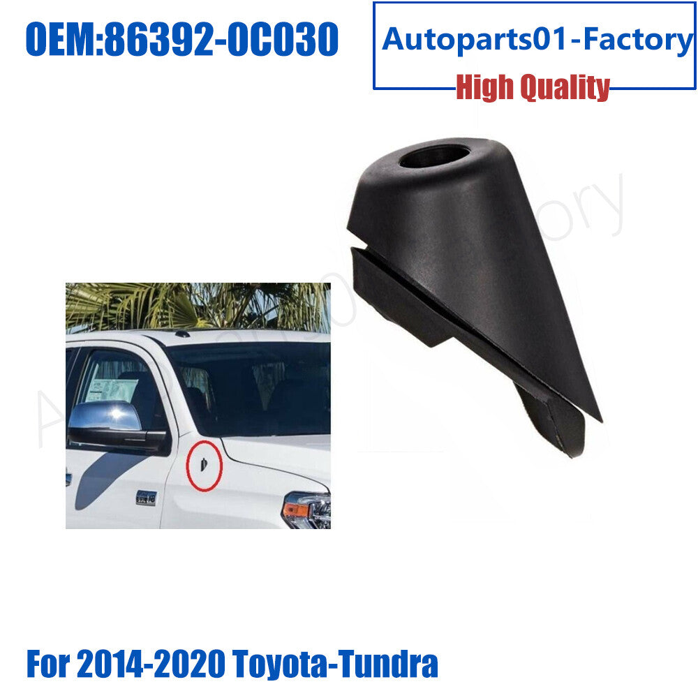1Black New Antenna-Bezel-Base Replacement for Toyota Tundra 2014-2020