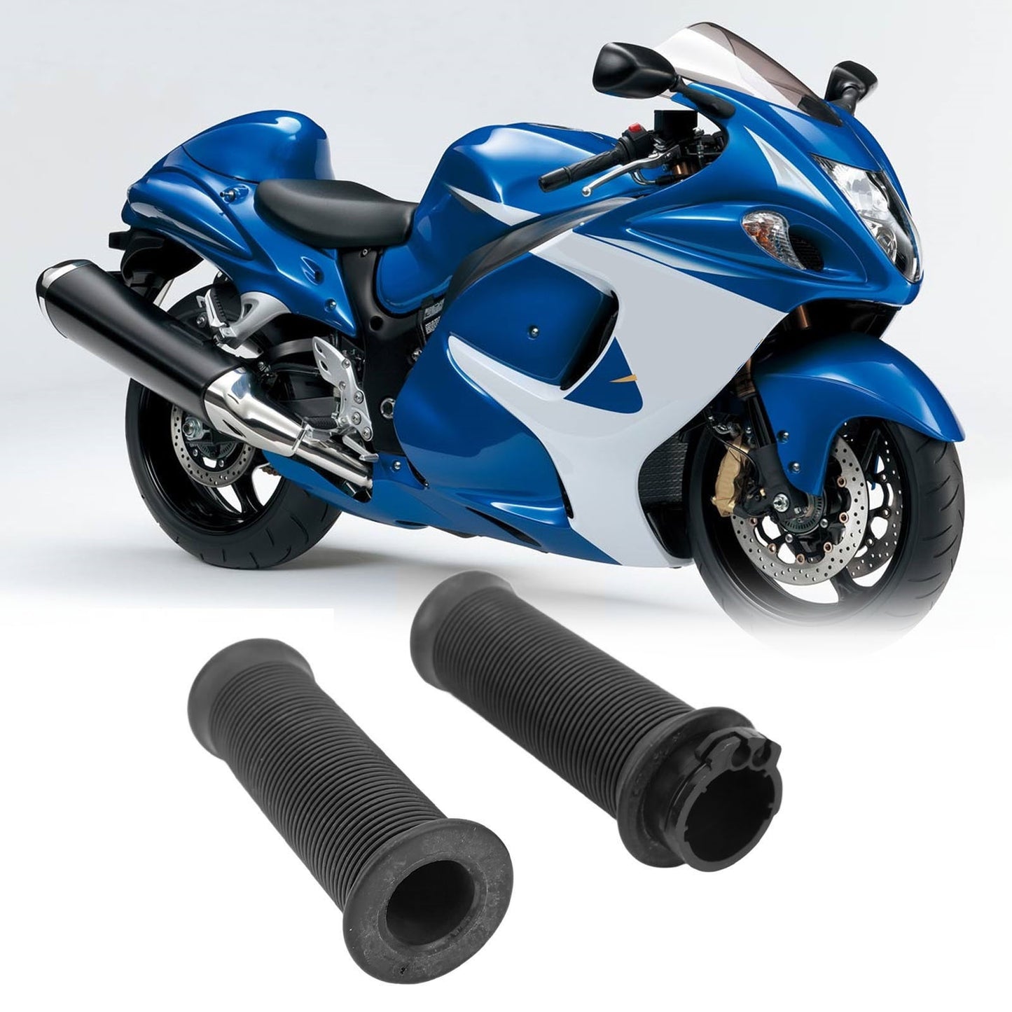 New Auto 2pcs 25mm/28mm Motorcycle Hand Grip Left Right Comfortable Throttle