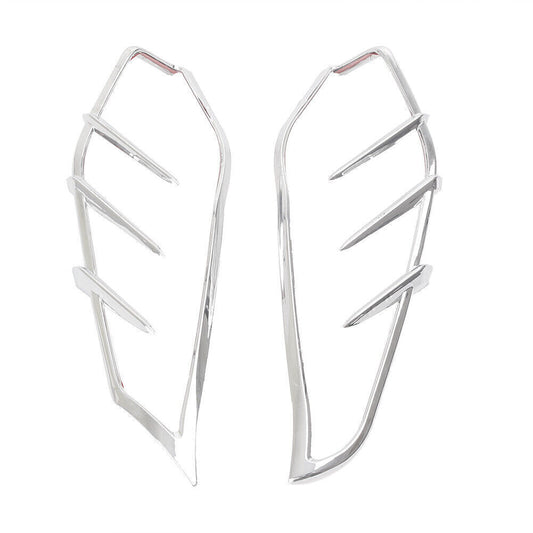 2x Chrome Mid-Frame Deflectors Trim for Harley Touring 2009-2016 2015 2014 13 12