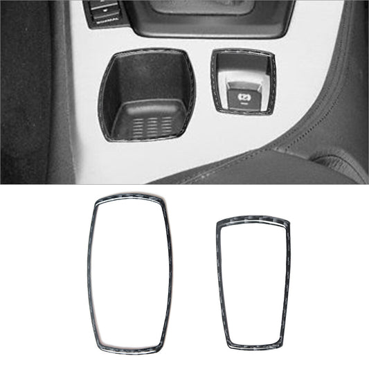Carbon Fiber Transmission &Electronic Brake Accent Trim for BMW Z4 E89 2009-2016